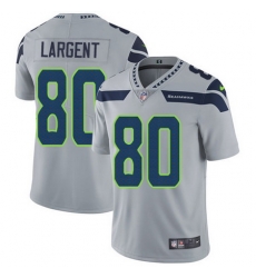 Nike Seahawks #80 Steve Largent Grey Alternate Mens Stitched NFL Vapor Untouchable Limited Jersey Nike Seahawks #80 Steve Largent Grey Alternate Mens Stitched NFL Vapor Untouchable Limited Jersey
