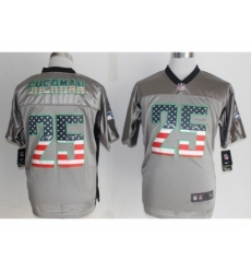 Nike Seattle Seahawks 25 Richard Sherman Grey Elite USA Flag Fashion Shadow NFL Jersey Nike Seattle Seahawks 25 Richard Sherman Grey Elite USA Flag Fashion Shadow NFL Jersey