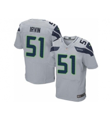 Nike Seattle Seahawks 51 Bruce Irvin Grey Elite NFL Jersey Nike Seattle Seahawks 51 Bruce Irvin Grey Elite NFL Jersey