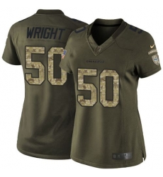 Nike Seahawks #50 K J Wright Green Womens Stitched NFL Limited Salute to Service Jersey Nike Seahawks #50 K J Wright Green Womens Stitched NFL Limited Salute to Service Jersey