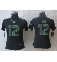 Nike Women Seattle Seahawks #12 Fan Black Jerseys(Impact Limited) Nike Women Seattle Seahawks #12 Fan Black Jerseys(Impact Limited)