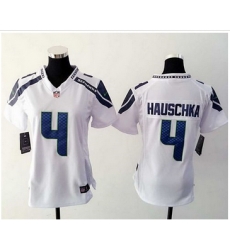 Women Nike Seahawks #4 Steven Hauschka White Stitched NFL Elite Jersey Women Nike Seahawks #4 Steven Hauschka White Stitched NFL Elite Jersey
