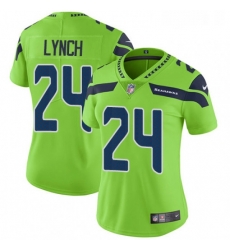 Womens Nike Seattle Seahawks 24 Marshawn Lynch Limited Green Rush Vapor Untouchable NFL Jersey Womens Nike Seattle Seahawks 24 Marshawn Lynch Limited Green Rush Vapor Untouchable NFL Jersey