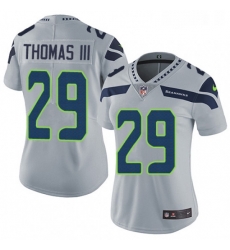 Womens Nike Seattle Seahawks 29 Earl Thomas III Elite Grey Alternate NFL Jersey Womens Nike Seattle Seahawks 29 Earl Thomas III Elite Grey Alternate NFL Jersey