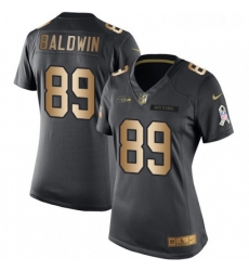 Womens Nike Seattle Seahawks 89 Doug Baldwin Limited BlackGold Salute to Service NFL Jersey Womens Nike Seattle Seahawks 89 Doug Baldwin Limited BlackGold Salute to Service NFL Jersey