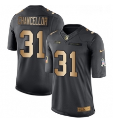 Youth Nike Seattle Seahawks 31 Kam Chancellor Limited BlackGold Salute to Service NFL Jersey Youth Nike Seattle Seahawks 31 Kam Chancellor Limited BlackGold Salute to Service NFL Jersey