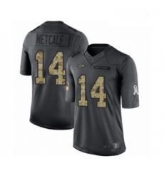 Youth Seattle Seahawks 14 DK Metcalf Limited Black 2016 Salute to Service Football Jersey Youth Seattle Seahawks 14 DK Metcalf Limited Black 2016 Salute to Service Football Jersey