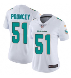 Nike Dolphins #51 Mike Pouncey White Womens Stitched NFL Vapor Untouchable Limited Jersey Nike Dolphins #51 Mike Pouncey White Womens Stitched NFL Vapor Untouchable Limited Jersey