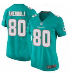 Womens Nike Miami Dolphins 80 Danny Amendola Game Aqua Green Team Color NFL Jersey Womens Nike Miami Dolphins 80 Danny Amendola Game Aqua Green Team Color NFL Jersey