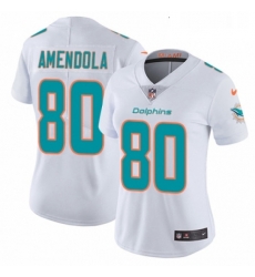 Womens Nike Miami Dolphins 80 Danny Amendola White Vapor Untouchable Limited Player NFL Jersey Womens Nike Miami Dolphins 80 Danny Amendola White Vapor Untouchable Limited Player NFL Jersey