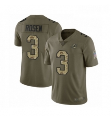 Youth Miami Dolphins 3 Josh Rosen Limited Olive Camo 2017 Salute to Service Football Jersey Youth Miami Dolphins 3 Josh Rosen Limited Olive Camo 2017 Salute to Service Football Jersey