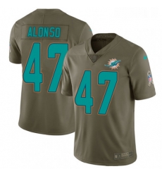 Youth Nike Miami Dolphins 47 Kiko Alonso Limited Olive 2017 Salute to Service NFL Jersey Youth Nike Miami Dolphins 47 Kiko Alonso Limited Olive 2017 Salute to Service NFL Jersey