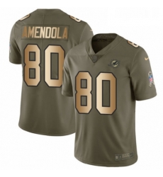 Youth Nike Miami Dolphins 80 Danny Amendola Limited OliveGold 2017 Salute to Service NFL Jersey Youth Nike Miami Dolphins 80 Danny Amendola Limited OliveGold 2017 Salute to Service NFL Jersey