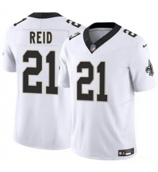 Men New Orleans Saints 21 Justin Reid White 2025 F U S E Vapor Limited Stitched Football Jersey