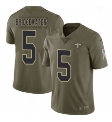 Youth Nike New Orleans Saints 5 Teddy Bridgewater Limited Olive 2017 Salute to Service NFL Jersey Youth Nike New Orleans Saints 5 Teddy Bridgewater Limited Olive 2017 Salute to Service NFL Jersey