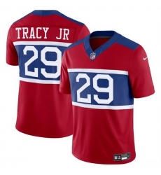 Men New York Giants 29 Tyrone Tracy Jr Red Alternate Vapor F U S E Limited Stitched Football Jersey Men New York Giants 29 Tyrone Tracy Jr Red Alternate Vapor F U S E Limited Stitched Football Jersey