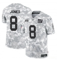 Men New York Giants 8 Daniel Jones 2024 F U S E Arctic Camo Salute To Service Limited Stitched Football Jersey Men New York Giants 8 Daniel Jones 2024 F U S E Arctic Camo Salute To Service Limited Stitched Football Jersey