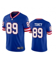 Men New York Giants 89 Kadarius Toney Royal Vapor Untouchable Classic Retired Player Stitched Jersey Men New York Giants 89 Kadarius Toney Royal Vapor Untouchable Classic Retired Player Stitched Jersey