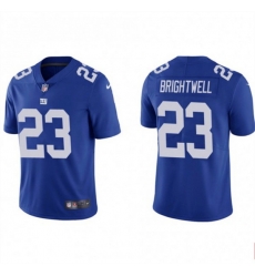 Men's New York Giants #23 Gary Brightwell Blue Vapor Untouchable Limited Stitched Jersey Men's New York Giants #23 Gary Brightwell Blue Vapor Untouchable Limited Stitched Jersey