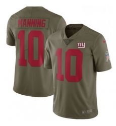 Mens Nike New York Giants 10 Eli Manning Limited Olive 2017 Salute to Service NFL Jersey Mens Nike New York Giants 10 Eli Manning Limited Olive 2017 Salute to Service NFL Jersey