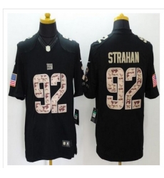 New New York Giants #92 Michael Strahan Black Men''s Stitched NFL Limited Salute to Service Jersey New New York Giants #92 Michael Strahan Black Men''s Stitched NFL Limited Salute to Service Jersey