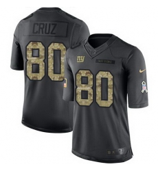 Nike Giants #80 Victor Cruz Black Mens Stitched NFL Limited 2016 Salute to Service Jersey Nike Giants #80 Victor Cruz Black Mens Stitched NFL Limited 2016 Salute to Service Jersey