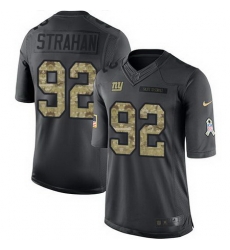 Nike Giants #92 Michael Strahan Black Mens Stitched NFL Limited 2016 Salute to Service Jersey Nike Giants #92 Michael Strahan Black Mens Stitched NFL Limited 2016 Salute to Service Jersey
