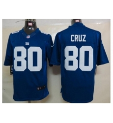 Nike New York Giants 80 Victor Cruz Blue Limited NFL Jersey Nike New York Giants 80 Victor Cruz Blue Limited NFL Jersey