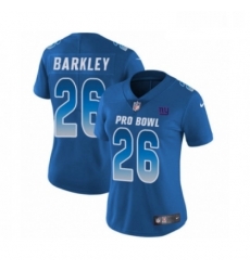 Womens Nike New York Giants 26 Saquon Barkley Limited Royal Blue NFC 2019 Pro Bowl NFL Jersey Womens Nike New York Giants 26 Saquon Barkley Limited Royal Blue NFC 2019 Pro Bowl NFL Jersey