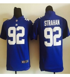 Youth New Giants #92 Michael Strahan Royal Blue Team Color Stitched NFL Elite Jersey Youth New Giants #92 Michael Strahan Royal Blue Team Color Stitched NFL Elite Jersey