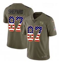 Youth Nike New York Giants 87 Sterling Shepard Limited OliveUSA Flag 2017 Salute to Service NFL Jersey Youth Nike New York Giants 87 Sterling Shepard Limited OliveUSA Flag 2017 Salute to Service NFL Jersey