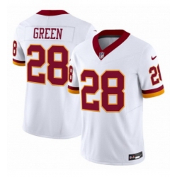 Men Washington Commanders 28 Darrell Green White 2025 FUSE Throwback Vapor Limited Football Stitched Jersey