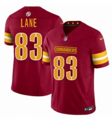 Men Washington Commanders 83 Jaylin Lane Burgundy 2025 Draft FUSE Vapor Limited Football Stitched Jersey
