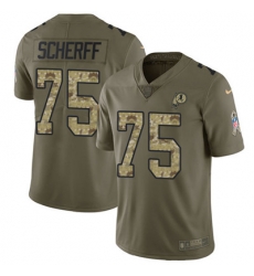 Youth Nike Redskins #75 Brandon Scherff Olive Camo Stitched NFL Limited 2017 Salute to Service Jersey Youth Nike Redskins #75 Brandon Scherff Olive Camo Stitched NFL Limited 2017 Salute to Service Jersey