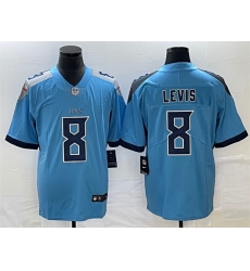 Men Tennessee Titans 8 Will Levis Blue Vapor Untouchable Stitched Jersey Men Tennessee Titans 8 Will Levis Blue Vapor Untouchable Stitched Jersey