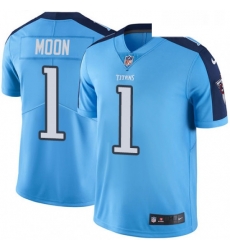 Mens Nike Tennessee Titans 1 Warren Moon Light Blue Team Color Vapor Untouchable Limited Player NFL Jersey Mens Nike Tennessee Titans 1 Warren Moon Light Blue Team Color Vapor Untouchable Limited Player NFL Jersey