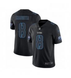 Mens Nike Tennessee Titans 8 Marcus Mariota Limited Black Rush Impact NFL Jersey Mens Nike Tennessee Titans 8 Marcus Mariota Limited Black Rush Impact NFL Jersey