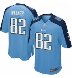Mens Nike Tennessee Titans 82 Delanie Walker Game Light Blue Team Color NFL Jersey Mens Nike Tennessee Titans 82 Delanie Walker Game Light Blue Team Color NFL Jersey