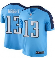 Nike Titans #13 Kendall Wright Light Blue Mens Stitched NFL Limited Rush Jersey Nike Titans #13 Kendall Wright Light Blue Mens Stitched NFL Limited Rush Jersey