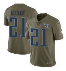 Nike Titans #21 Malcolm Butler Olive Mens Stitched NFL Limited 2017 Salute To Service Jersey Nike Titans #21 Malcolm Butler Olive Mens Stitched NFL Limited 2017 Salute To Service Jersey