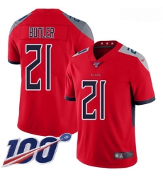 Nike Titans 21 Malcolm Butler Red Men Stitched Football Limited Inverted Legend 100th Season Jersey Nike Titans 21 Malcolm Butler Red Men Stitched Football Limited Inverted Legend 100th Season Jersey