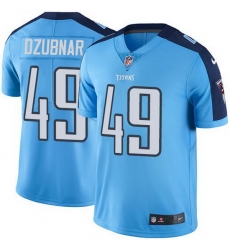 Nike Titans 49 Nick Dzubnar Light Blue Men Stitched NFL Limited Rush Jersey Nike Titans 49 Nick Dzubnar Light Blue Men Stitched NFL Limited Rush Jersey