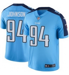Nike Titans #94 Austin Johnson Light Blue Mens Stitched NFL Limited Rush Jersey Nike Titans #94 Austin Johnson Light Blue Mens Stitched NFL Limited Rush Jersey