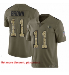 Titans 11 A J Brown Olive Camo Youth Stitched Football Limited 2017 Salute to Service Jersey Titans 11 A J Brown Olive Camo Youth Stitched Football Limited 2017 Salute to Service Jersey