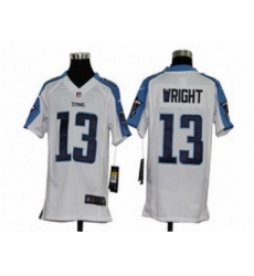 Youth Nike NFL Tennessee Titans #13 Kendall Wright White Jerseys Youth Nike NFL Tennessee Titans #13 Kendall Wright White Jerseys