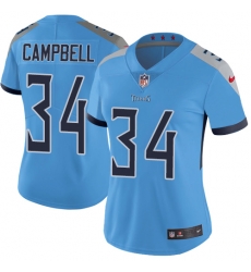 Nike Titans #34 Earl Campbell Light Blue Team Color Womens Stitched NFL Vapor Untouchable Limited Jersey Nike Titans #34 Earl Campbell Light Blue Team Color Womens Stitched NFL Vapor Untouchable Limited Jersey