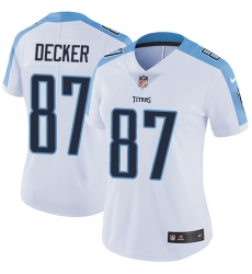 Nike Titans #87 Eric Decker White Womens Stitched NFL Vapor Untouchable Limited Jersey Nike Titans #87 Eric Decker White Womens Stitched NFL Vapor Untouchable Limited Jersey
