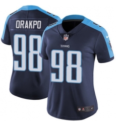 Nike Titans #98 Brian Orakpo Navy Blue Alternate Womens Stitched NFL Vapor Untouchable Limited Jersey Nike Titans #98 Brian Orakpo Navy Blue Alternate Womens Stitched NFL Vapor Untouchable Limited Jersey