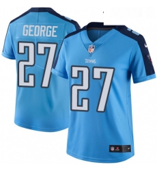 Womens Nike Tennessee Titans 27 Eddie George Light Blue Team Color Vapor Untouchable Limited Player NFL Jersey Womens Nike Tennessee Titans 27 Eddie George Light Blue Team Color Vapor Untouchable Limited Player NFL Jersey