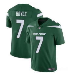 Men New York Jets 7 Tim Boyle Green Vapor Untouchable Limited Stitched Jersey Men New York Jets 7 Tim Boyle Green Vapor Untouchable Limited Stitched Jersey